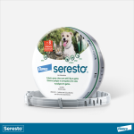 Coleira Antipulgas e Carrapatos Seresto cães até 8kg