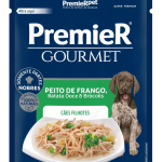 Ração Úmida Premier Gourmet Cães Filhotes Peito de Frango, Batata Doce e Brócolis 85 g