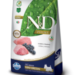 Ração N&D Prime Cães Adultos Mini Cordeiro e Blueberry 10,1 kg