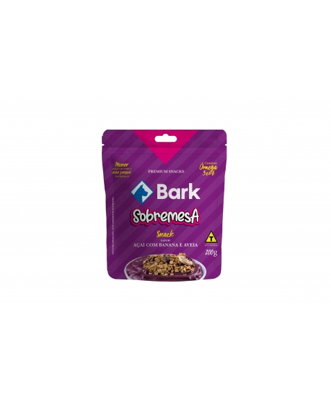 Bark Bifinho Sobremesa Açai Com Banana E Aveia