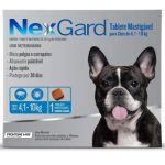 Antipulgas e Carrapatos NexGard para Cães de 4,1 a 10kg