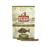 Petisco Natural Farm Oceanic Treats Tilápia Skin para Cães 100g