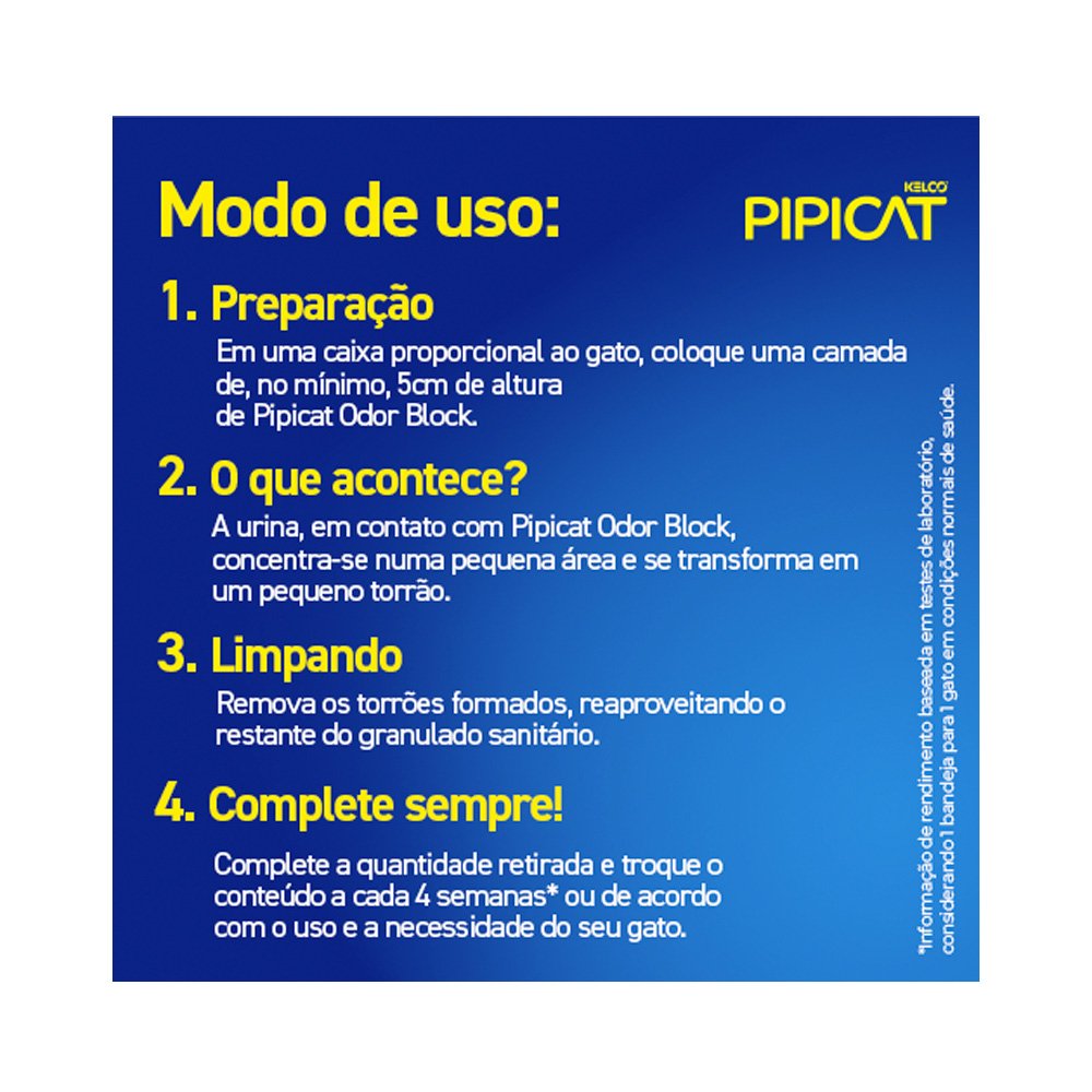 Areia Higiênica Pipicat Multicat para Gatos 4kg - Imagem 5