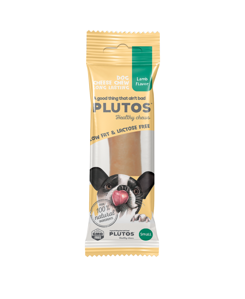 Mordedor Natural Plutos Queijo e Cordeiro 40g - P