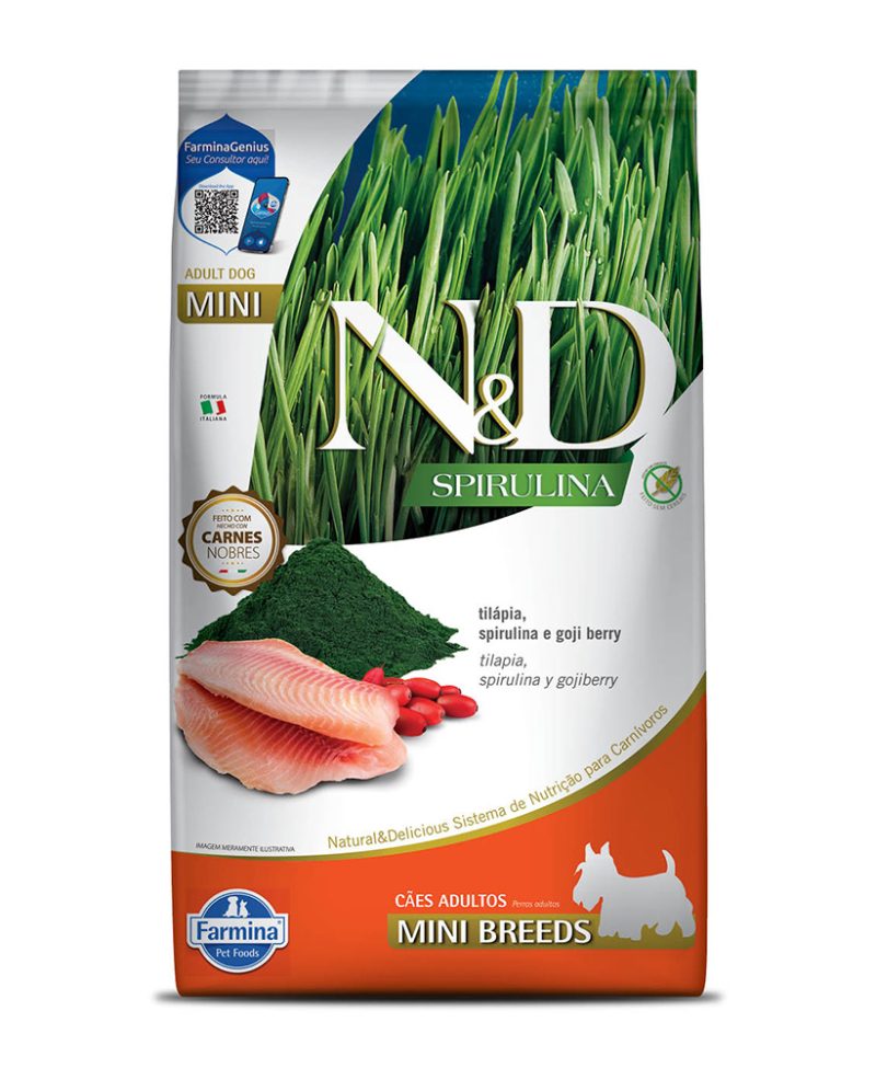 ND SPIRULINA CANINE MINI TILAPIA 7KG