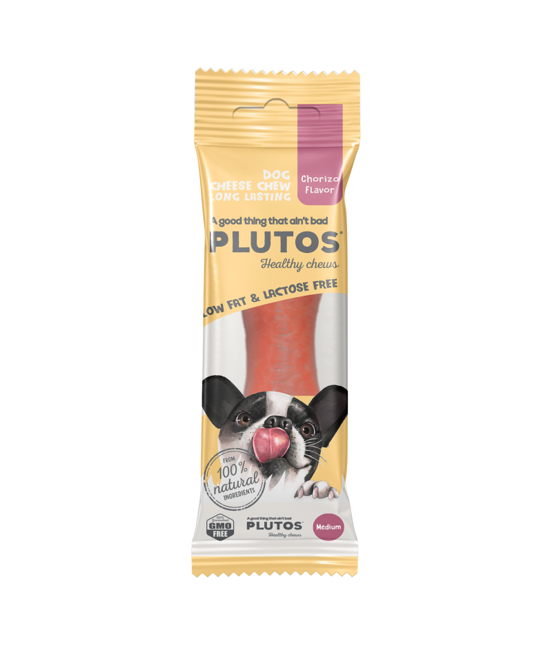 Mordedor Natural Plutos Queijo e Chorizo 60g - M