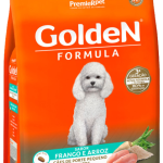 Ração Golden Fórmula Mini Bits para Cães Adultos de Porte Pequeno Sabor Frango e Arroz 3kg