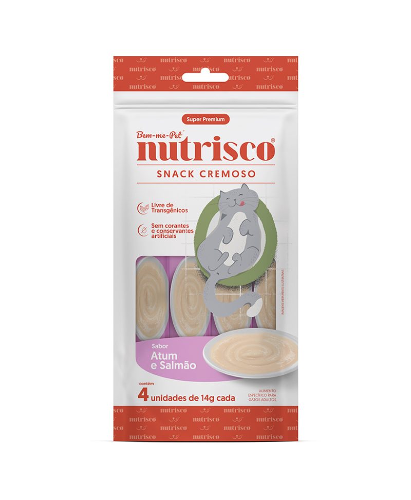 NUTRISCO GATO ATUM/SLM 56g